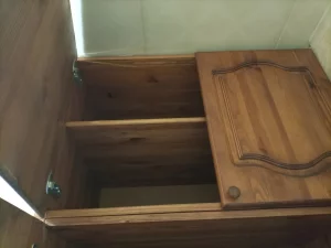 Шкаф и тумба, массив сосны