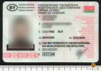 В Бобруйске задержан иностранец с поддельным водительским удостоверением