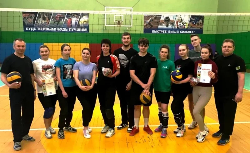 Открытое первенство по волейболу прошло в Бобруйском медколледже