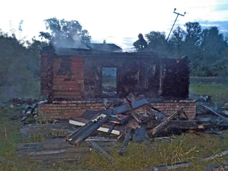 В нежилом доме в частном секторе Бобруйска найдено обгоревшее тело