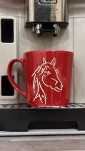 Кружечки подарочные инкрустированыые стразами