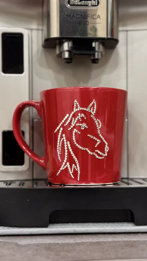 Кружечки подарочные инкрустированыые стразами