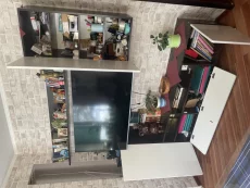 Мини-стенка типа горки с подвесным шкафчиком