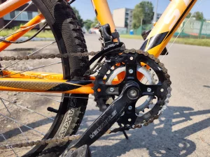Детский велосипед Stinger Caiman Disc 24 (оранжевый) + замок в подарок