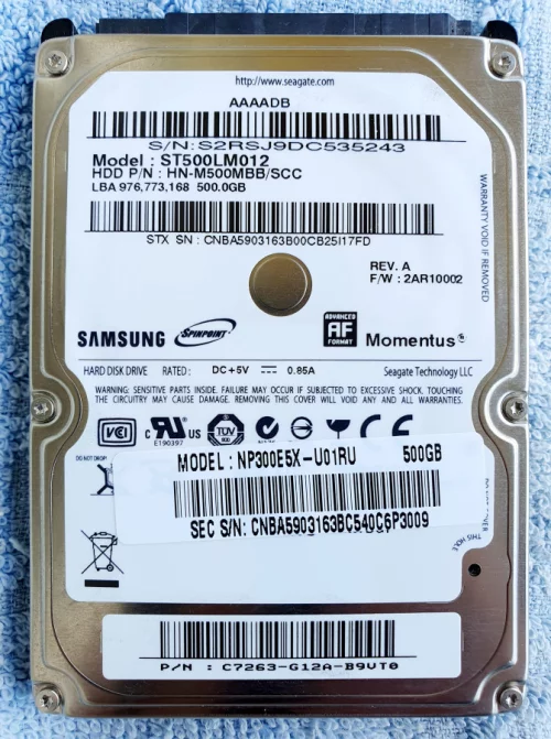 Жесткий диск Seagate (ST500LM012) 500GB