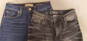 Продам джинсы размер 40-42 серые и синие по 5р