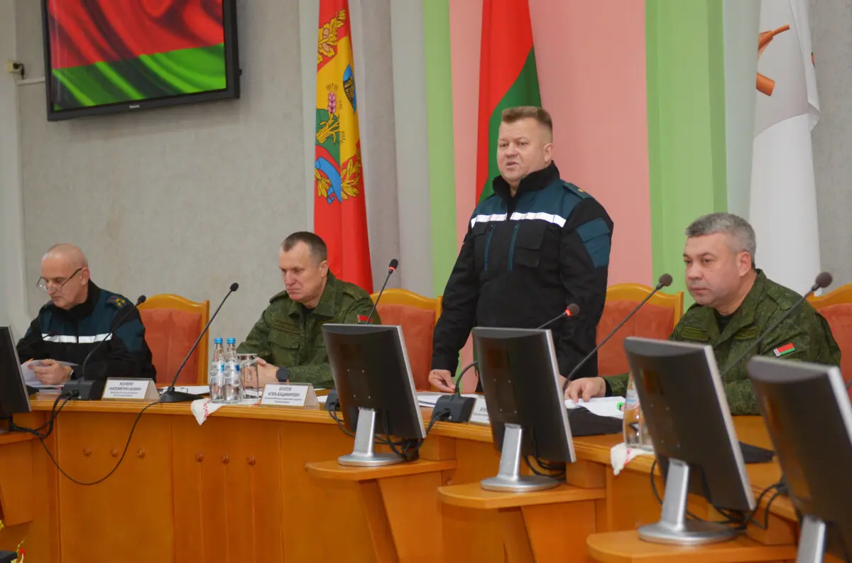 На Бобруйщине проходят учения МЧС по ресурсному обеспечению