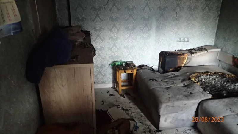 В Бобруйске пожар по переулку Короткому
