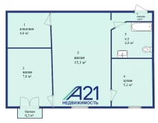 2-х квартира, по ул. Пушкина, д. 235