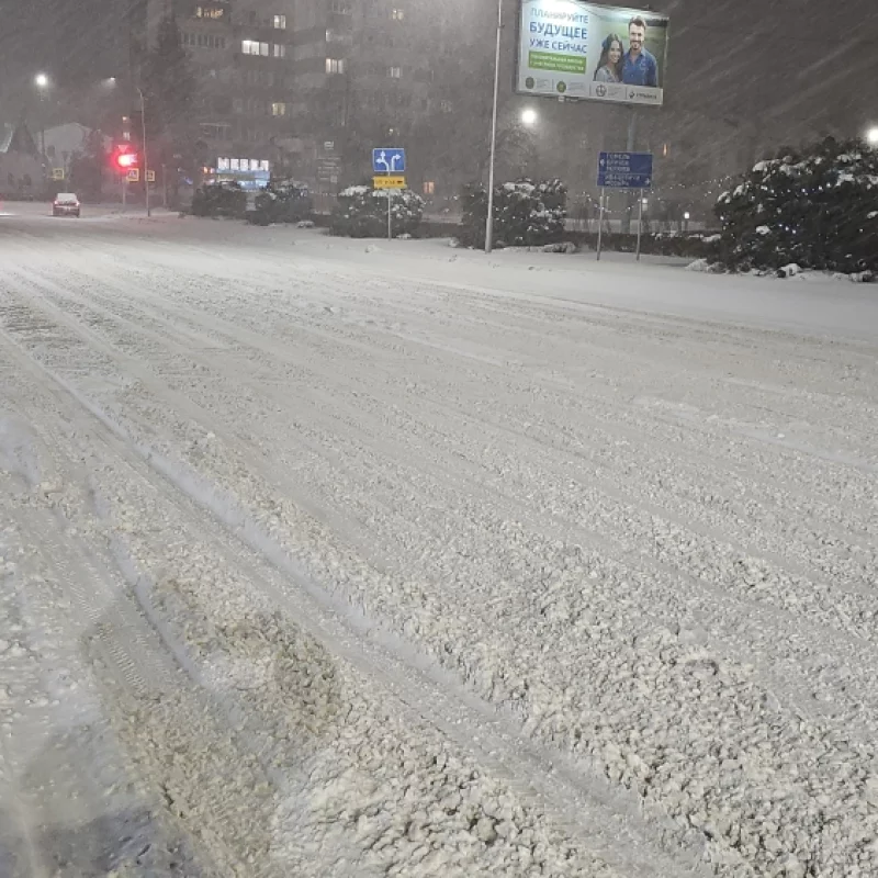 С улиц города исчезла разметка