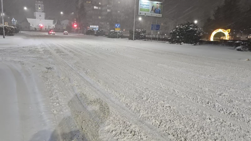 С улиц города исчезла разметка