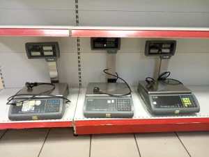 Весы торговые CAS ER 15 до 15 кг. рабочие, поверенные в 2025 г