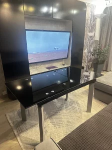 Стол стеклянный обеденный