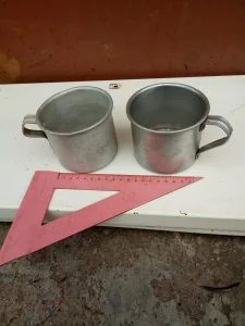 Кружки военные, алюминиевые, 0,5л