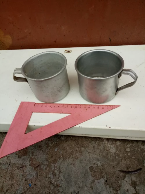 Кружки военные, алюминиевые, 0,5л