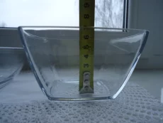 Салатницы, формы стекланные Pasabahce, 4 шт., новые