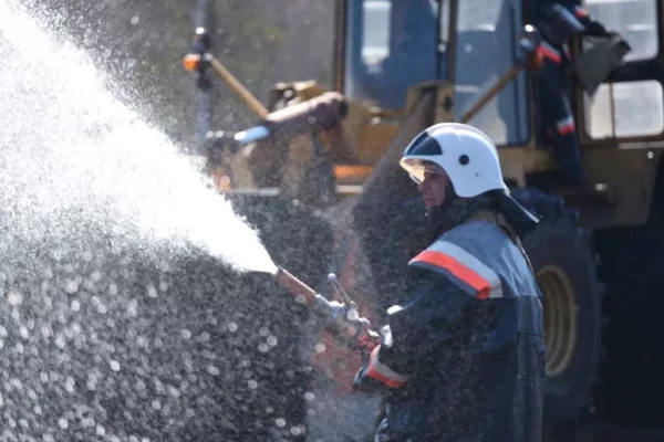 Работники «Бобруйских тепловых сетей» провели пожарно-тактические учения на объекте