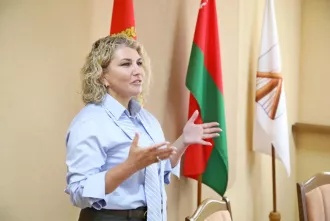 «Прежде всего — женщина»: бобруйские бизнес-леди встретились с ментором из Минска Ольгой Даргель