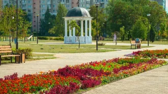 Реализация гражданских инициатив: в Бобруйске обновляют Молодёжный парк ко Дню народного единства