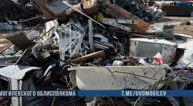 В Бобруйске правоохранители изъяли около 4 тонн металлолома