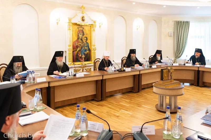 Епископ Серафим принял участие в заседании Синода Белорусской Православной Церкви