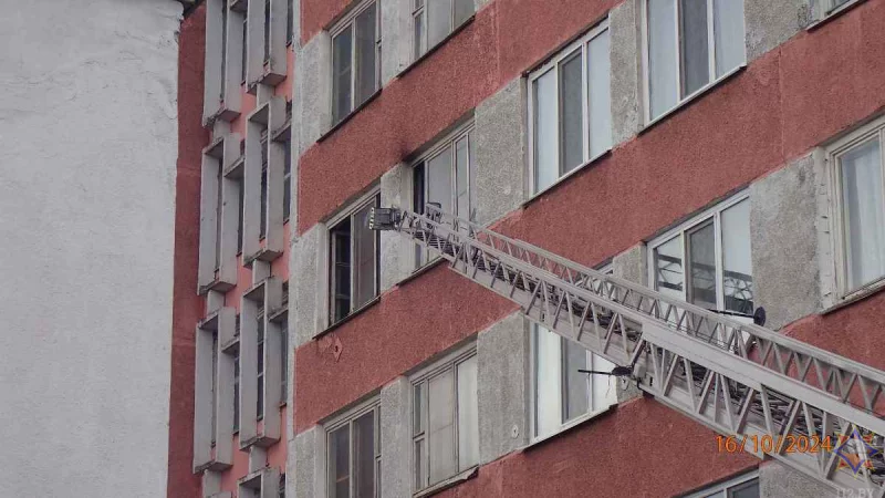 Пожар в общежитии в Бобруйске обнаружила система «Молния»