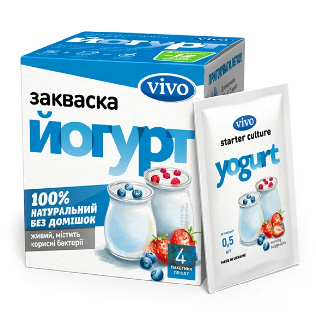 Йогурт на закваске VIVO заменит дорогие деликатесы