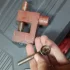 Навесной замок с ключом - секреткой. 45 руб