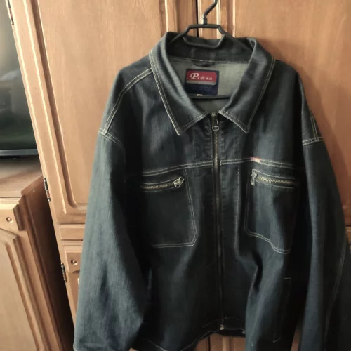 Куртка джинсовая чёрная