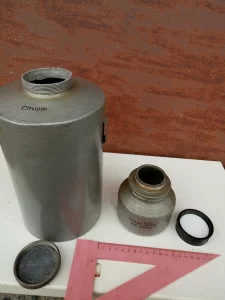 Емкости алюминиевые, герметичные, б/у