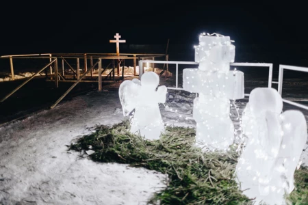 Крещенские купания в Бобруйске: как город встретил ночь на 19 января