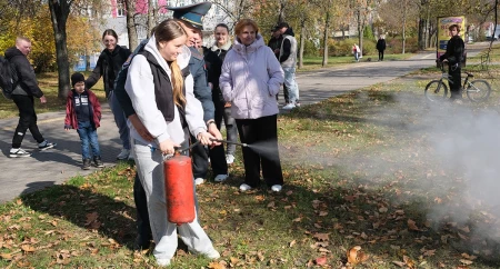 В Бобруйске в общежитии на улице 50 лет ВЛКСМ прошли учения по пожарной безопасности