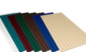 Металлопрофиль разноцвет высота 2м ширина 1.2 толщина 0.5мм