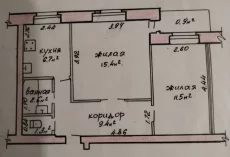 2-комнатная квартира г. Осиповичи