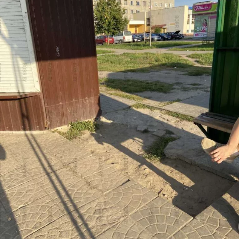 «Качественная» остановка на западном 