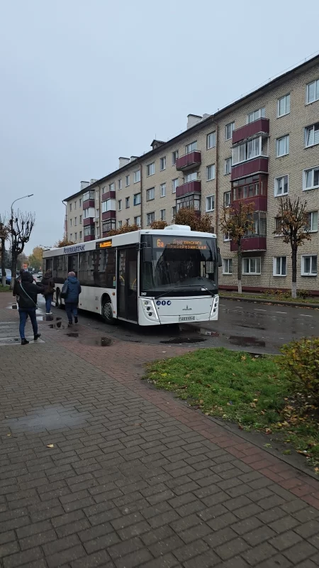 Красивые новые автобусы в качестве общественного транспорта в Бобруйске. Приятно смотреть.