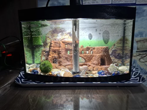 Аквариум панорамный с подсветкой 15л