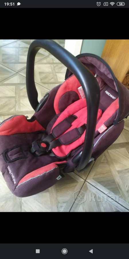 Автокресло люлька с рождения до 13 кг, Recaro