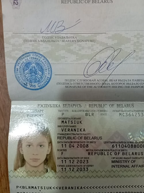 Найден паспорт