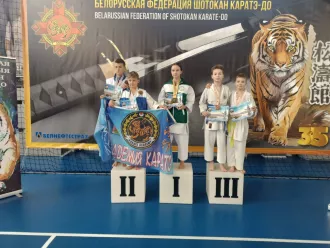 Бобруйские каратисты завоевали 10 медалей на Чемпионате Беларуси