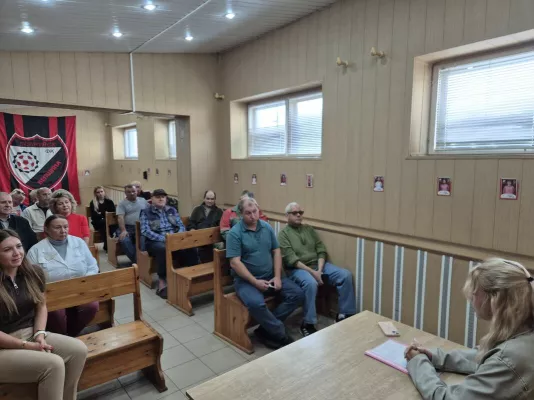 В Бобруйске на стадионе «Спартак» прошла лекция о профилактике гриппа и вакцинации