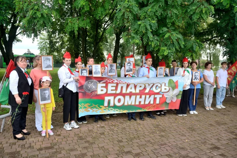Митинг, посвященный Дню Независимости Республики Беларусь, прошел в Бобруйском районе
