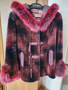 Натуральный полушубок из мутона 10 руб