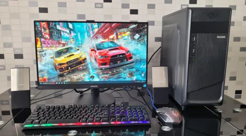 Компьютер на DDR4 с ips монитором и акустикой
