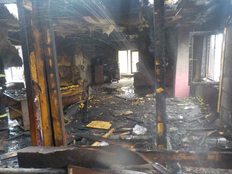 В Бобруйском районе от огня спасали дом