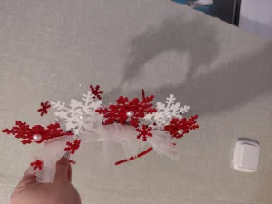 Ободок снежинка