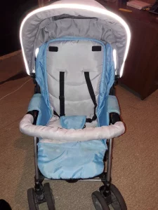 Широкая, прогулочная коляска