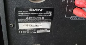 Акустика Sven ms-304 не рабочая