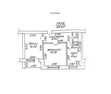 Двухкомнатная квартира в Бобруйске, на ул. Комсомольская, 134