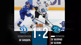 Хоккеисты «Динамо-Шинника» выиграли первый матч плей-офф МХЛ